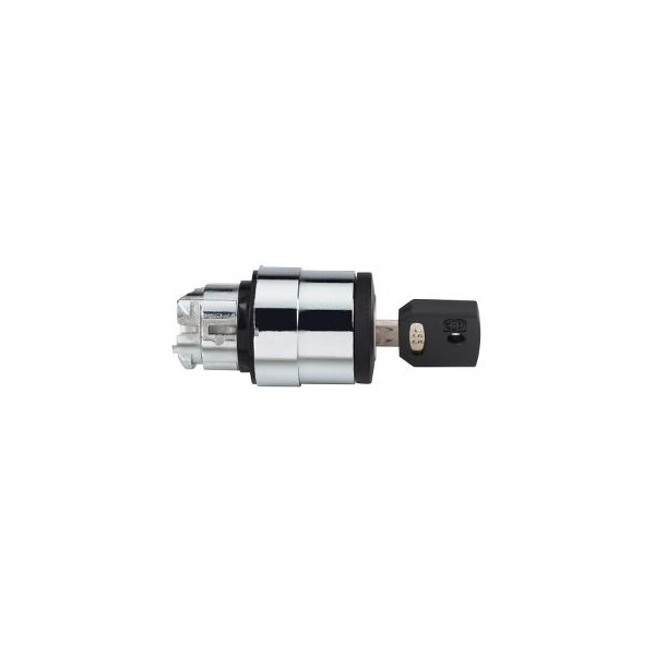 Harmony xb4 - tête bouton à clé 4241a - 3 positions fixes - retrait centre - Ø22 - Schneider Electric - ZB4BG3K4241A