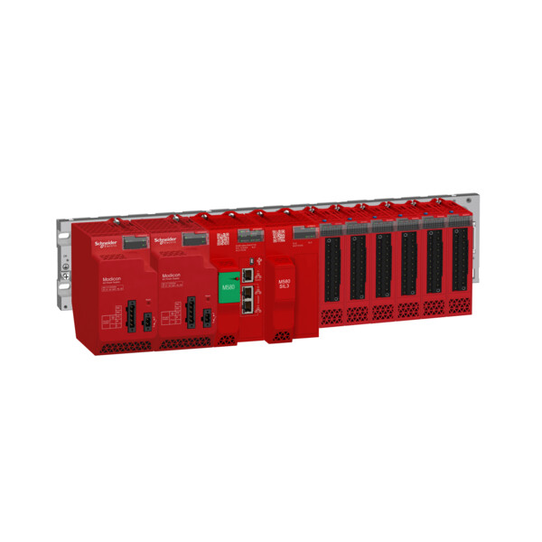 Modicon m580 - cpu safety, 8/2 mb mémoire, 8 stations rio x80 - Schneider Electric - BMEP582040S