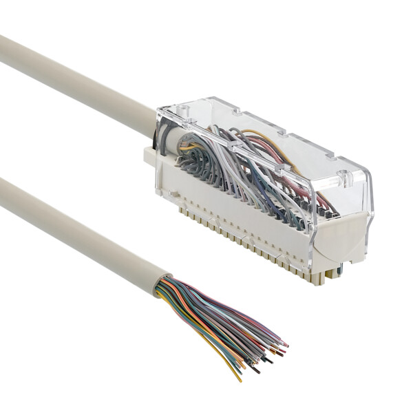 Modicon x80 - cordon - connecteur 40 contacts - fils volants 1 extrémité - 3m - Schneider Electric - BMXFTW305