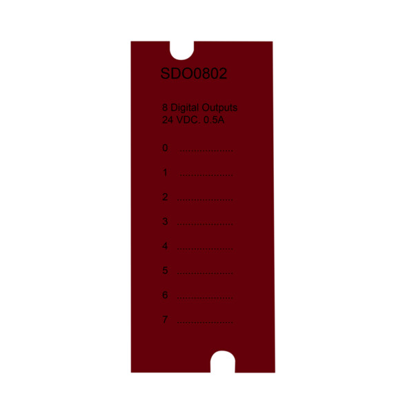 Modicon x80 - 8 sorties transistor source 24vdc 500ma, sil3/cat 4/ple - Schneider Electric - BMXSDO0802