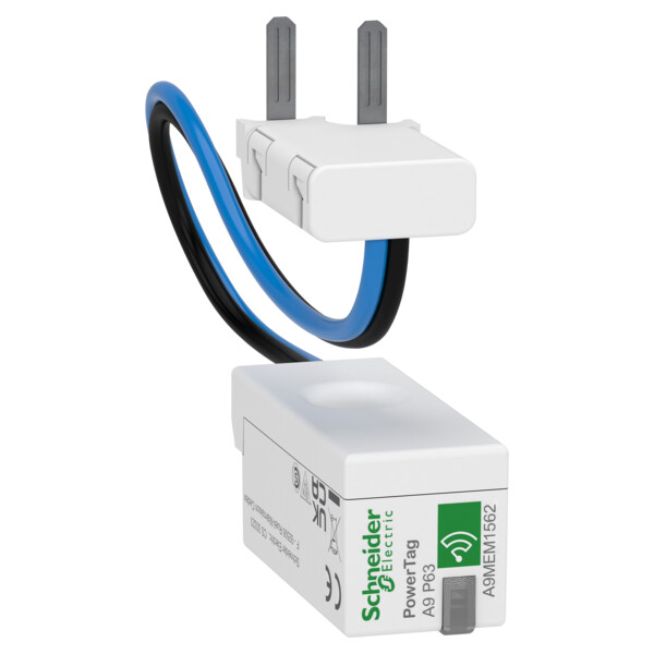 Powertag - capteur de mesure radio-fréquence - dt40 - 1p+n - 63a - aval - Schneider Electric - A9MEM1562