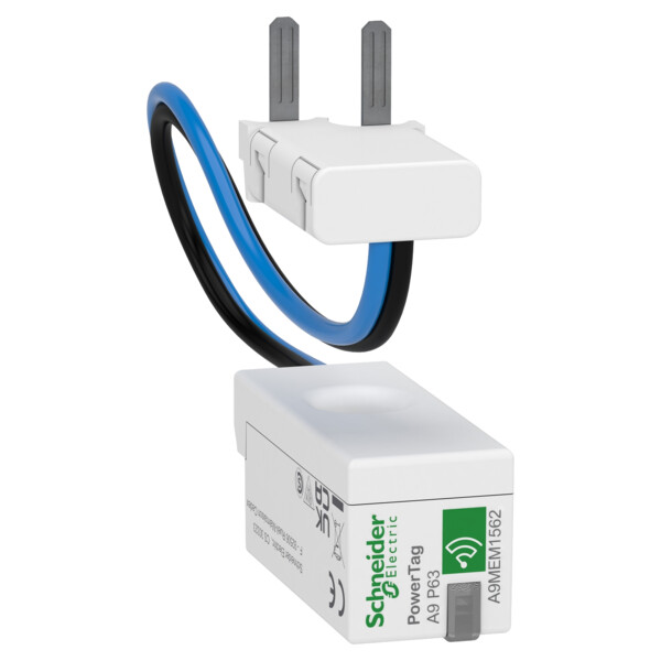 Powertag - capteur de mesure radio-fréquence - dt40 - 1p+n - 63a - aval - Schneider Electric - A9MEM1562