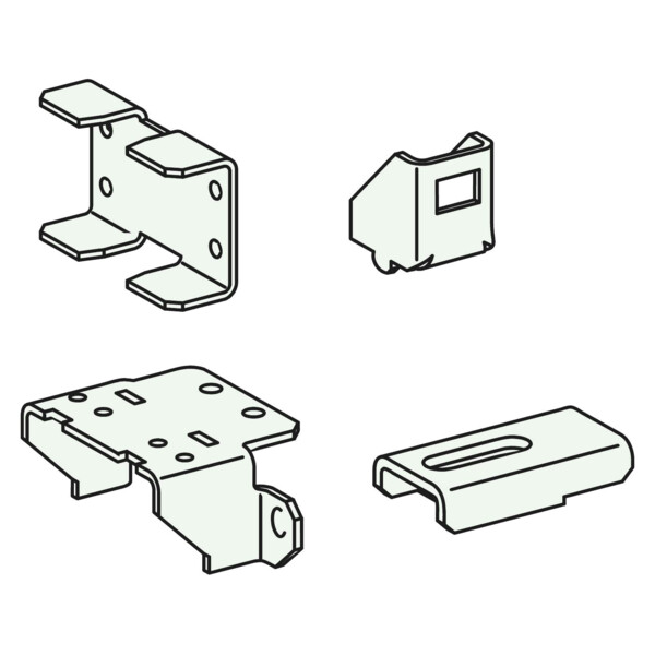 Spacial - kit de fixation chassis pour cellule sf6g - Schneider Electric - NSYSFPB6G