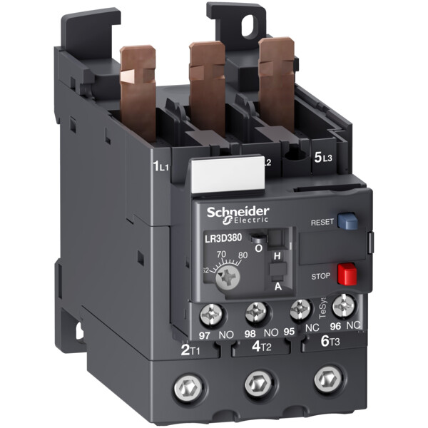 Tesys lr - relais thermique - 70-80a classe10a - non diff. - everlink - Schneider Electric - LR3D380