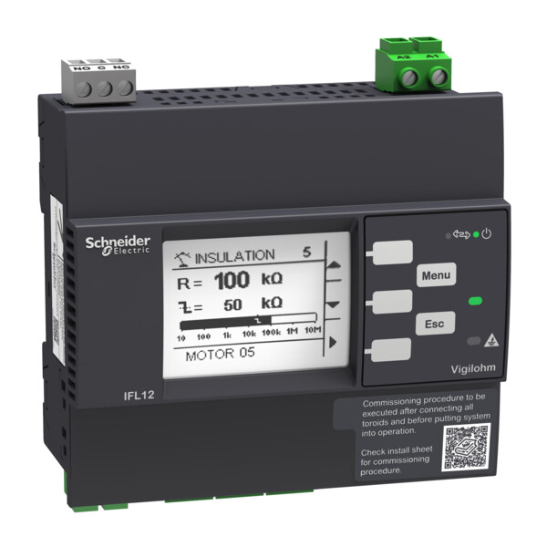 Vigilohm - localisateur auto d'isolement avancé - 12 voies - 110-440vca/cc - Schneider Electric - IMDIFL12MC