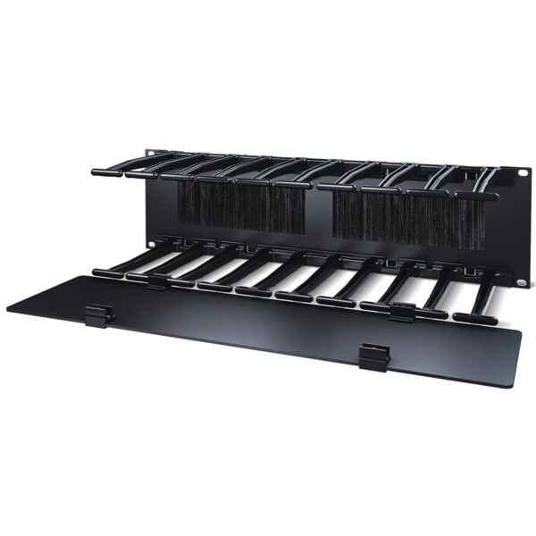 Passe-câbles horizontal - 3u - 15 cm de profondeur - à un seul côté avec capot - Schneider Electric - AR8605