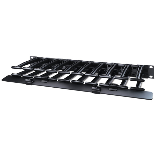 Gestionnaire câbles horizontal - 1u x 6p de profondeur - un seul côté avec cache - Schneider Electric - AR8612