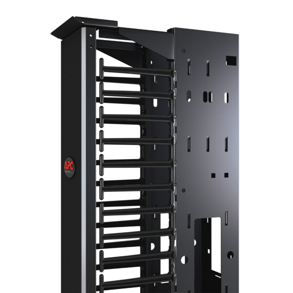 Passe-câbles vertical - pour racks à 2 et 4 montants - h213cm x l30cm - 1 côté - Schneider Electric - AR8665
