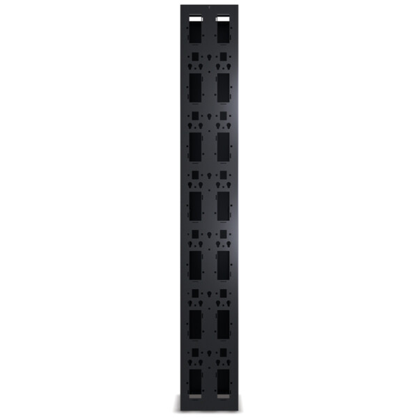 Passe-câbles vertical - pour racks à 2 et 4 montants - h213cm x l30cm - 1 côté - Schneider Electric - AR8665