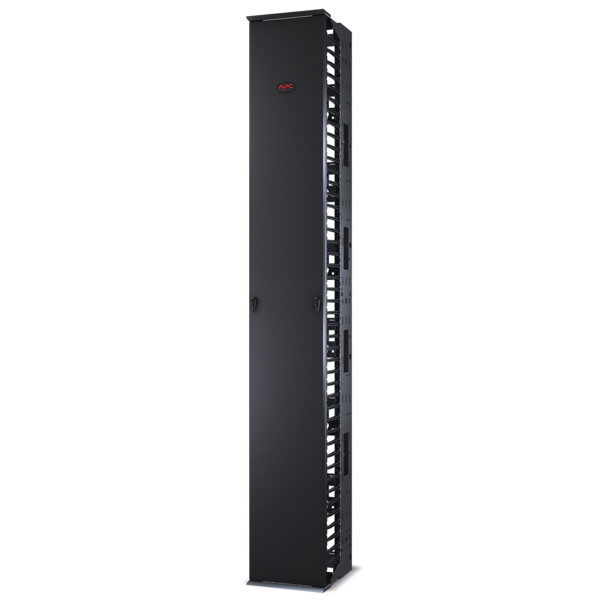 Passe-câbles vertical - pour racks à 2 et 4 montants - h213cm x l30cm - 1 côté - Schneider Electric - AR8665