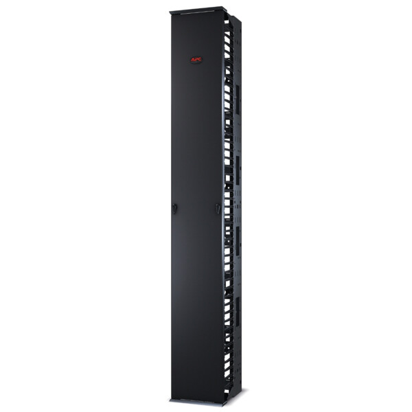 Passe-câbles vertical - pour racks à 2 et 4 montants - h213cm x l30cm - 1 côté - Schneider Electric - AR8665