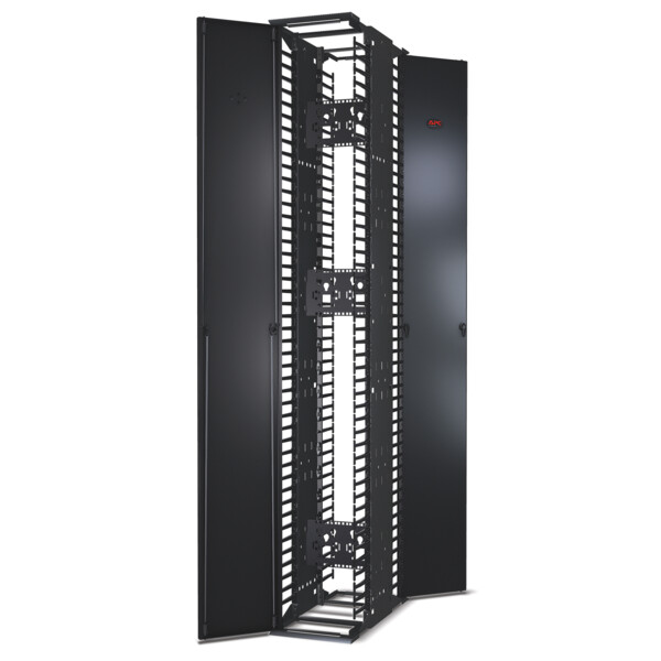 Passe-câbles vertical - pour racks à 2 et 4 montants - h213cm x l30cm - 2 côtés - Schneider Electric - AR8675
