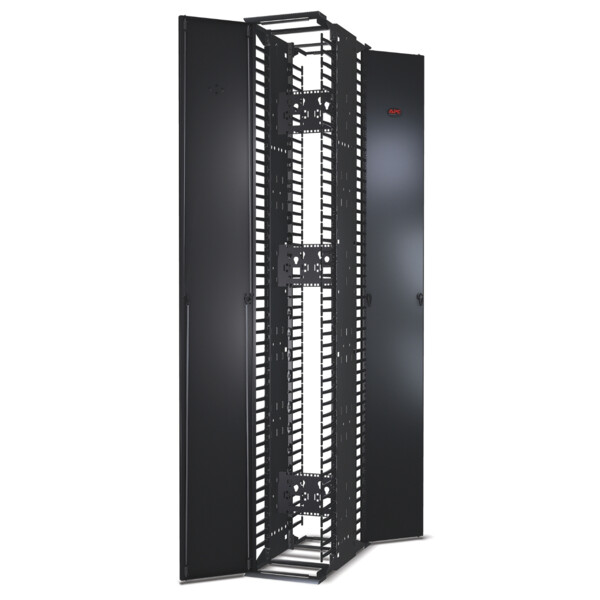 Passe-câbles vertical - pour racks à 2 et 4 montants - h213cm x l30cm - 2 côtés - Schneider Electric - AR8675