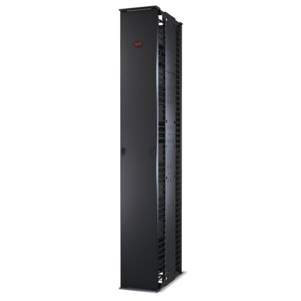 Passe-câbles vertical - pour racks à 2 et 4 montants - h213cm x l30cm - 2 côtés - Schneider Electric - AR8675