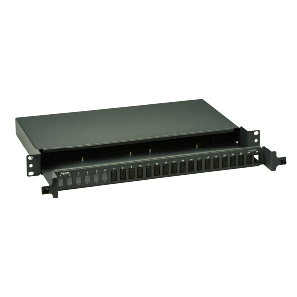 Actassi - panneau fibre 1u 48 fibres pour 24 lc duplex - à équiper - Schneider Electric - ACTFM1UBLC48U