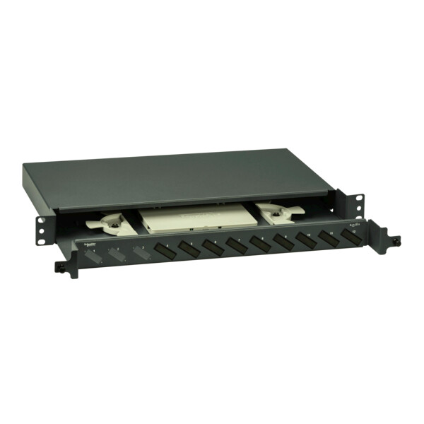 Actassi - panneau fibre 1u 24 fibres pour 12 sc duplex - à équiper - Schneider Electric - ACTFM1UBSC24U