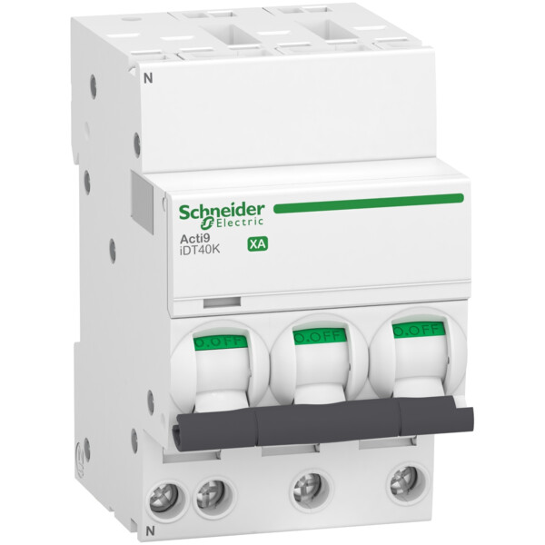 Acti9 idt40k xa - disjoncteur modulaire auto/vis - 3p+n 16a courbe c - 4,5ka - Schneider Electric - A9PK1716