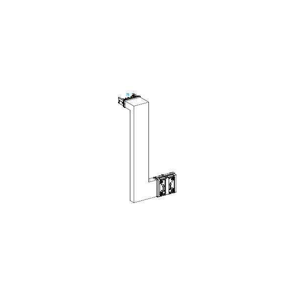 Canalis ksa - coude multiple 250a - vers haut & droite - a&c=250mm-b=250-750 - Schneider Electric - KSA250DMBL41A
