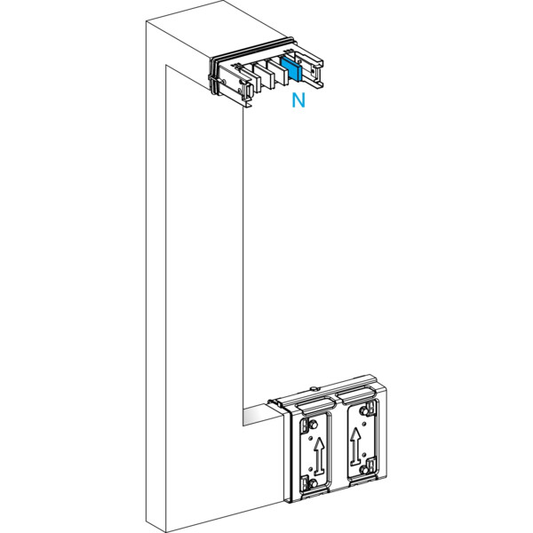 Canalis ksa - coude multiple 250a - vers haut & gauche - a&c=250mm-b=250-750 - Schneider Electric - KSA250DMCL41A