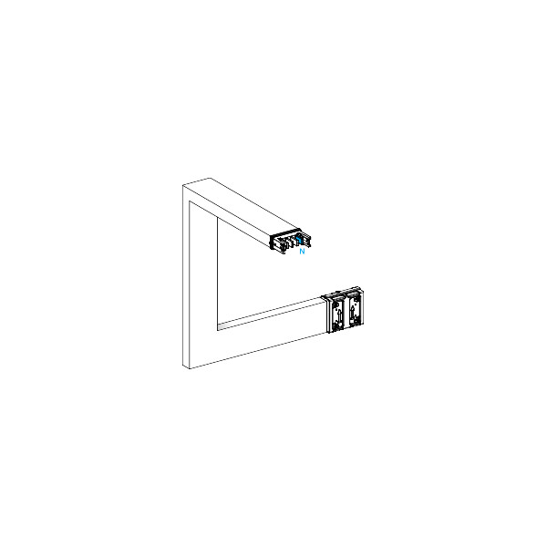 Canalis ksa - coude multiple 250a - 3 côtés ajustables 250-750mm - Schneider Electric - KSA250DMCL43A