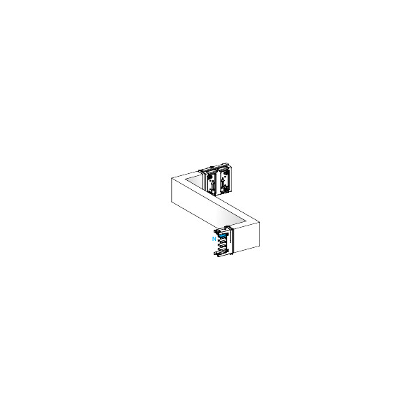 Canalis ksa - zed horiz. 250a - gau./dr. - a&c=250mm - b=250-750mm - Schneider Electric - KSA250DZCG41A