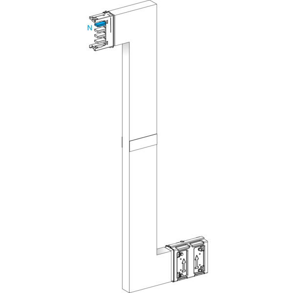 Canalis ksa - zed vertical coupe feu 250a - a&c=250mm - b=250-750mm - Schneider Electric - KSA250DZE41F