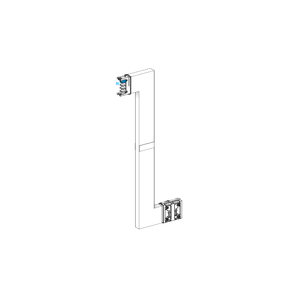 Canalis ksa - zed vertical coupe feu 250a - a&c=250mm - b=250-750mm - Schneider Electric - KSA250DZE41F