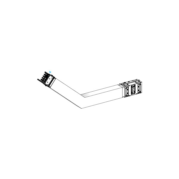 Canalis ksa - coude spé. vert. 1000a - vers haut 95° à 175° - côtés 300 à 800mm - Schneider Electric - KSA1000DLE43B