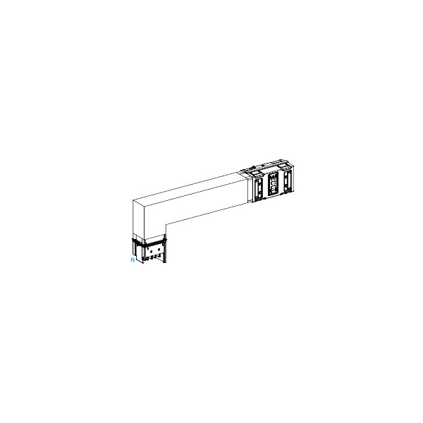 Canalis ksa - coude spécial 1000a montage vers bas - a=300-800mm-b=300mm - Schneider Electric - KSA1000DLF42A