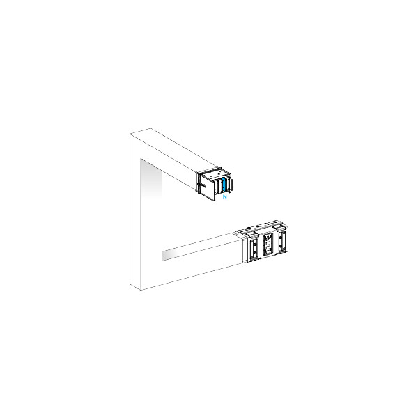 Canalis ksa - coude multiple 1000a - 3 côtés ajustables 300-800mm - Schneider Electric - KSA1000DMCL43A