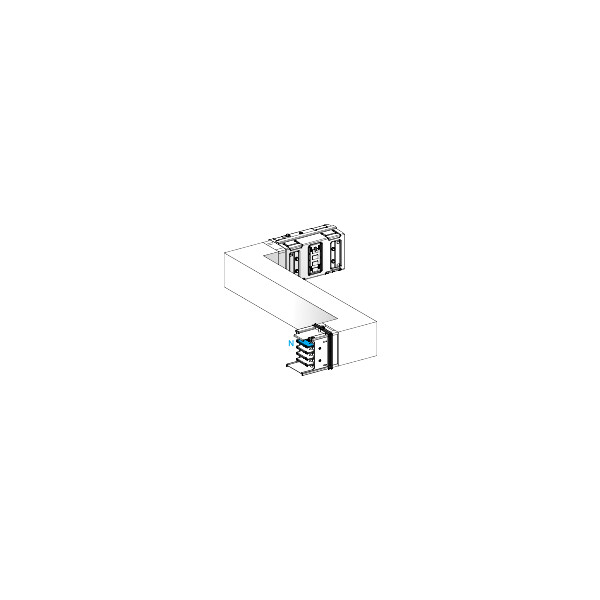 Canalis ksa - zed horiz. 1000a - gau./dr. - a&c=300mm - b=300-800mm - Schneider Electric - KSA1000DZCG41A