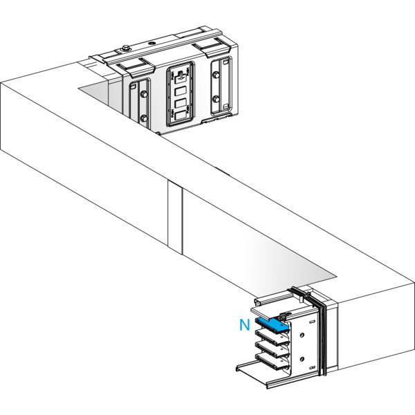 Canalis ksa - zed horiz. coupe feu 1000a - gau./dr. - a&c=300mm - b=300-1200mm - Schneider Electric - KSA1000DZCG41F