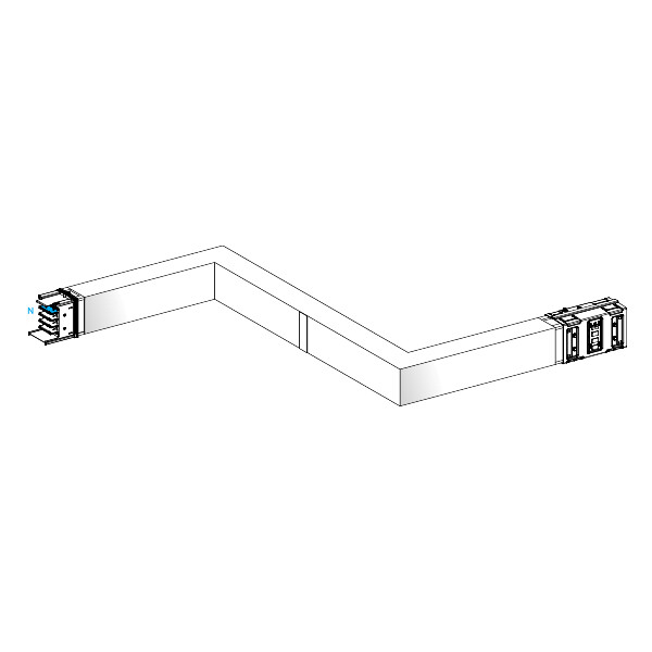Canalis ksa - zed horiz. coupe feu 1000a - dr./gau. - 3 côtés ajust. 300-800mm  - Schneider Electric - KSA1000DZCH43F