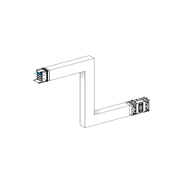 Canalis ksa - zed vertical 1000a - 3 côtés ajustables 300-800mm - Schneider Electric - KSA1000DZE43A