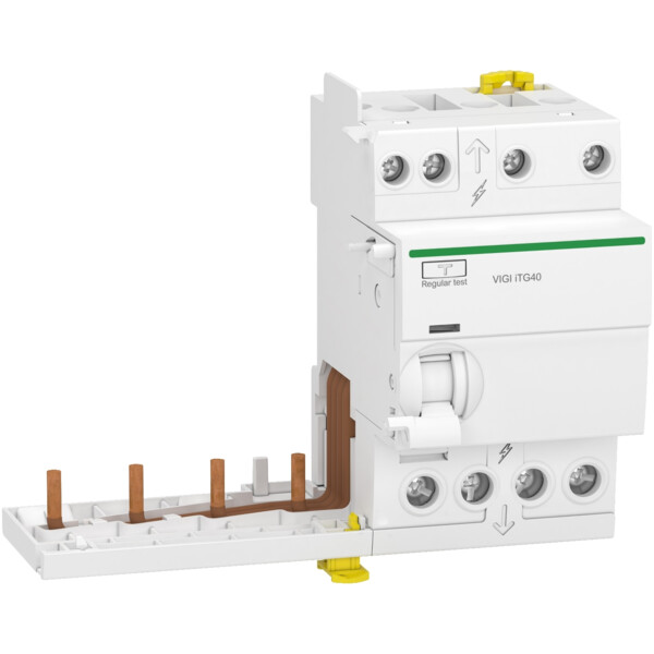 Acti9 itg40 - module différentiel vigi tête de groupe - 4p 40a 30ma type ac - Schneider Electric - A9Y12440