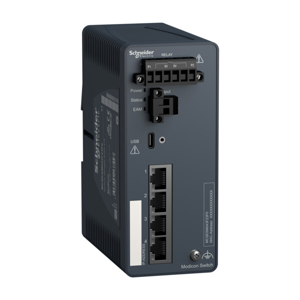 Modicon switch administré - 4 ports cuivre - Schneider Electric - MCSESM043F23F0