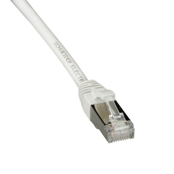 Actassi - cordon cl-mnc s/ftp 4 paires cat. 6a lszh - 3 mètres - blanc - Schneider Electric - ACTPC6ASFLS30WE