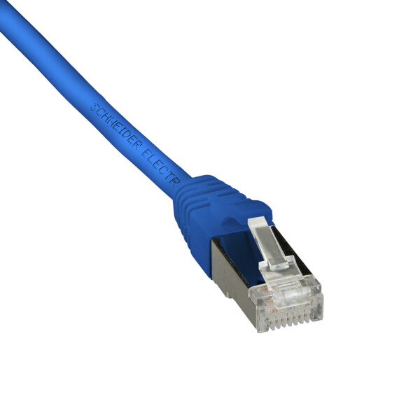 Actassi - cordon cl-mnc f/utp 4 paires cat. 6 lszh - 1 mètre - bleu - Schneider Electric - ACTPC6FULS10BU
