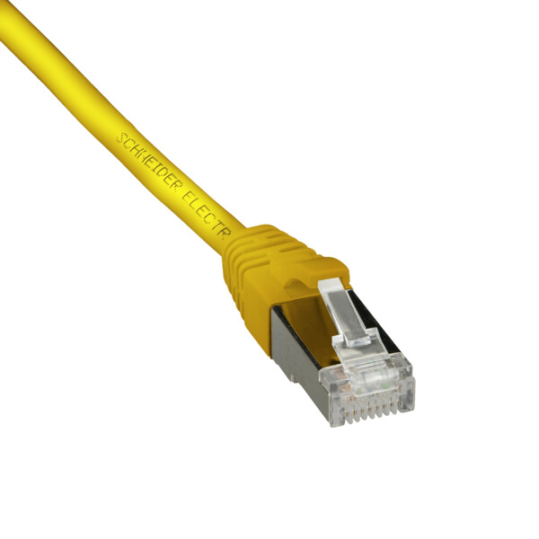 Actassi - cordon cl-mnc f/utp 4 paires cat. 6 lszh - 1 mètre - jaune - Schneider Electric - ACTPC6FULS10YL