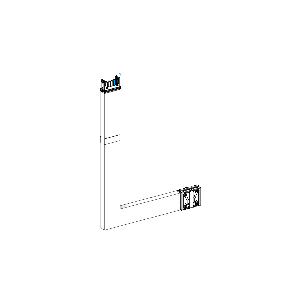 Canalis ml-coude 400a sur mesure avec co canalis ml-coude 400a sur mesure - Schneider Electric - KSA400DLE4CFM
