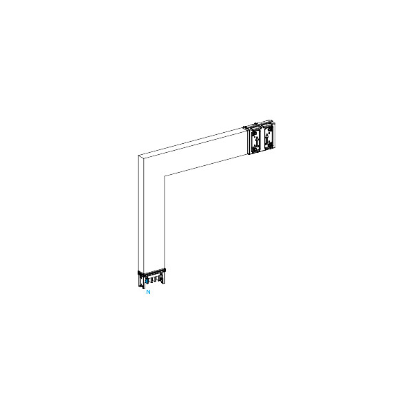 Canalis ml-coude 400a long sur mesure ne canalis ml-coude 400a long sur m - Schneider Electric - KSA400DLF4AM