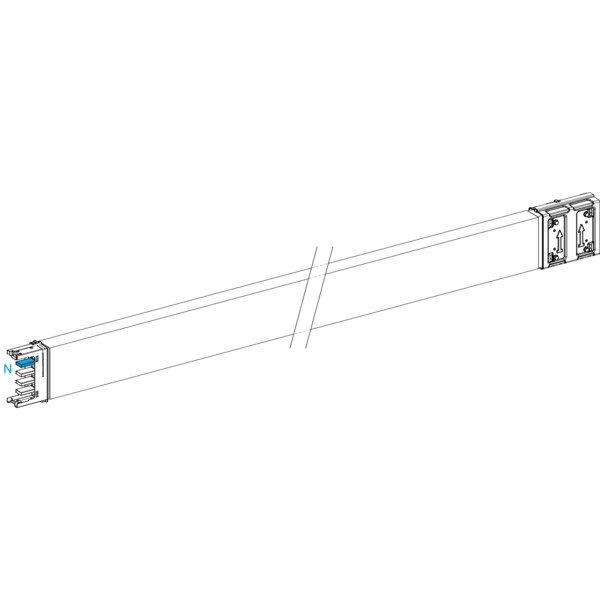 Canalis - element transport - 250a - 5m canalis - element transport - 25 - Schneider Electric - KSA250ET450