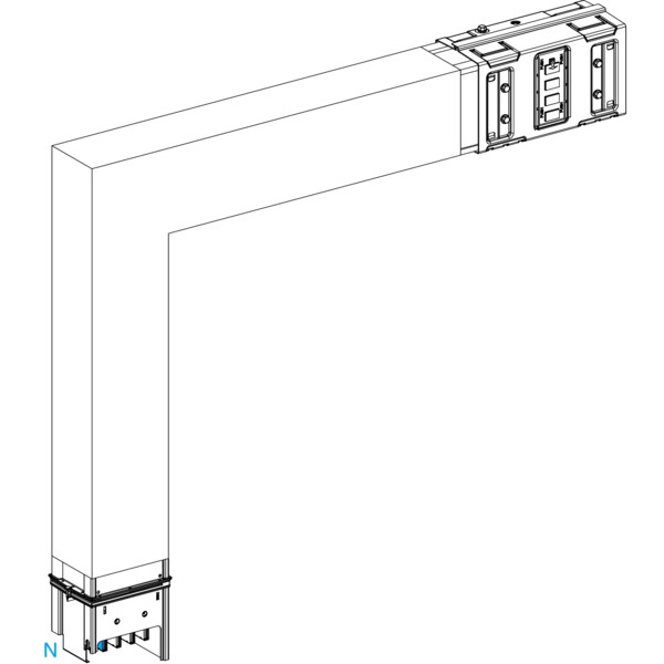 Canalis ml-coude 630a long sur mesure ne canalis ml-coude 630a long sur m - Schneider Electric - KSA630DLF4AM
