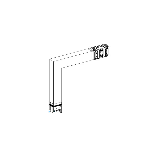 Canalis ml-coude 630a long sur mesure ne canalis ml-coude 630a long sur m - Schneider Electric - KSA630DLF4AM