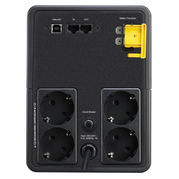 Backups bx - onduleur line-interactive - 1200va, 230v - prises schuko - Schneider Electric - BX1200MI-GR
