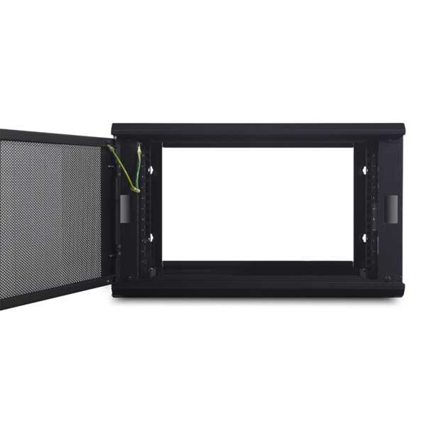 Netshelter wx - coffret 19p mural - 6u porte perforée - noir - Schneider Electric - AR106