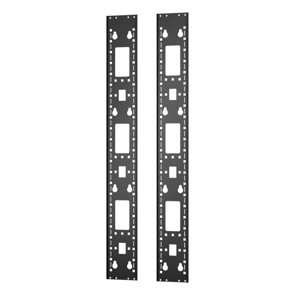 Support d'accessoires easy rack vertical 0u, pour 24u, quantité 2 - Schneider Electric - ER7RCC24