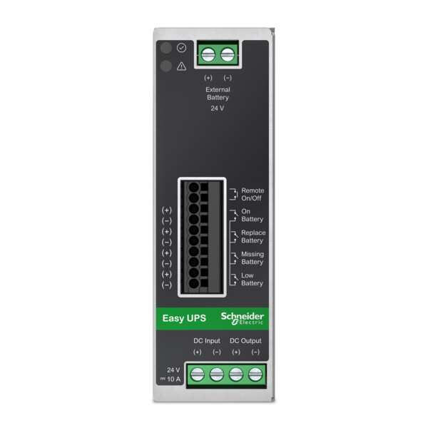 Easy ups 240v ac / 24v cc 10a montage sur rail din sans batterie - Schneider Electric - BVS240XDPDR