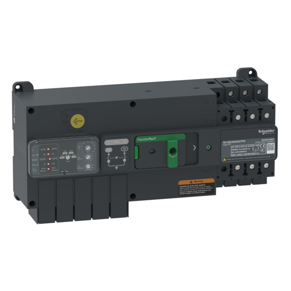 Transferpact ta100 - inverseur de sources - commutateurs - 40a - 3p - 400vca - Schneider Electric - TA10D3S0404TPE