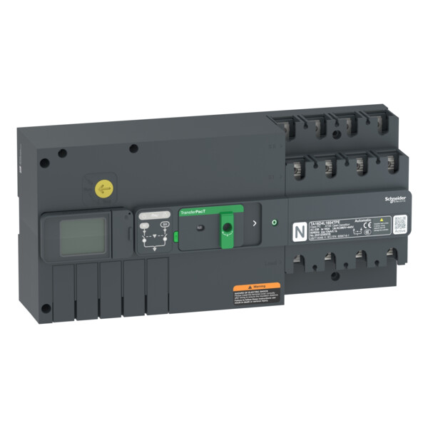 Transferpact active ta160 - inverseur de sources - lcd - 80a - 4p - 400vca - Schneider Electric - TA16D4L0804TPE
